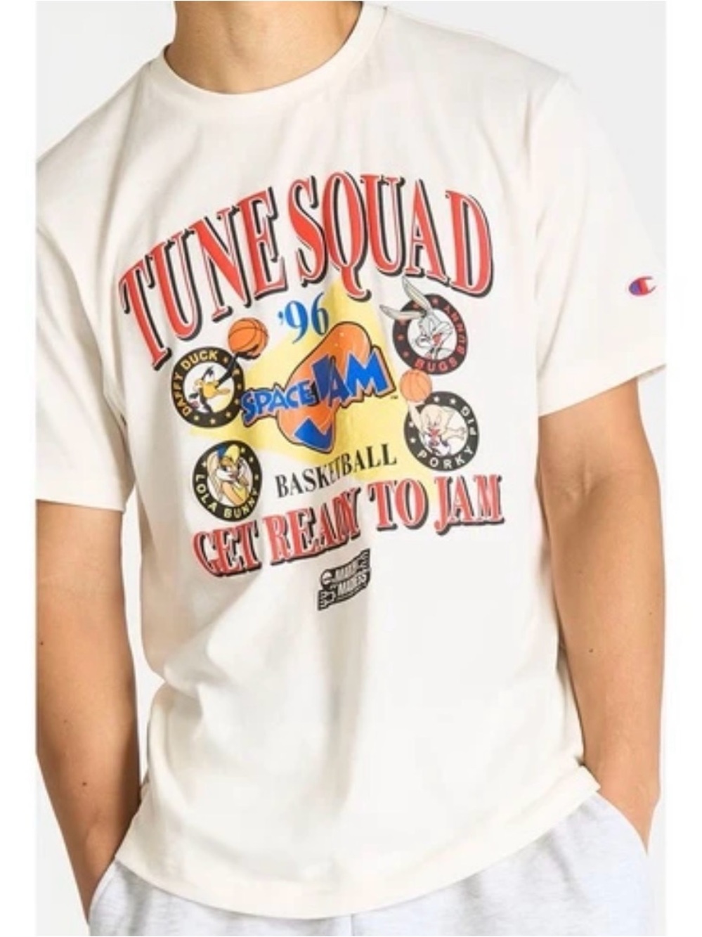 Space Jam x NCAA March Madness "Get Ready to Jam" Tune Squad T-Shirt by Champion